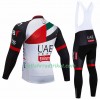 Radbekleidung Radtrikot Langarm + Lang Trägerhose 2018 Team UAE N001